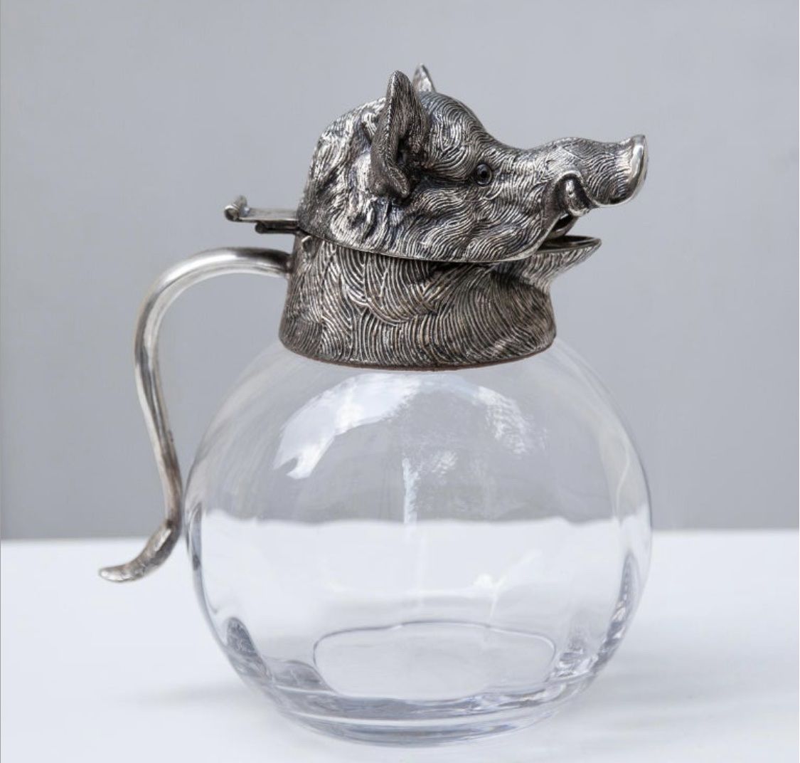 Caraffe: Wildschwein versilberte Karaffe , Spanien, 1970er Jahr – Nuovo (secondo la descrizione) da Urnäsch venduto da Ursjack 5