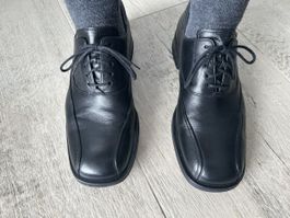 Gabor Herren Lederschuhe, schwarz, Grösse 44 1/2 (10)