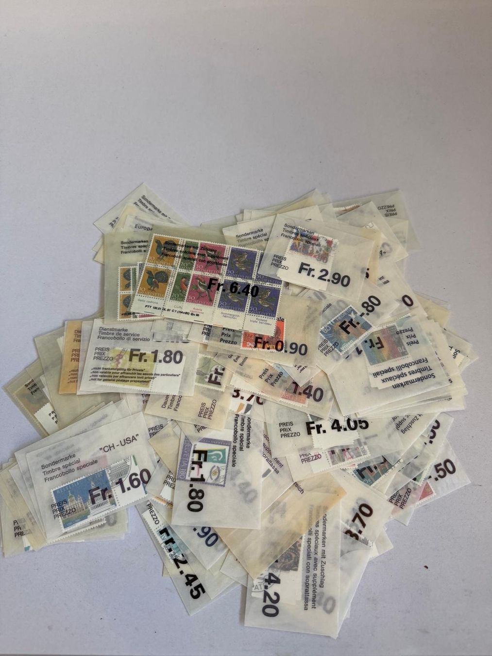 Tutti i francobolli: Ca. 120 Schweizer Sondermarken im Beutelposten – Usato da Tafers venduto da nicole.ts 1