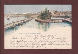 GENEVE - Pont du Mont-Blanc - 1898