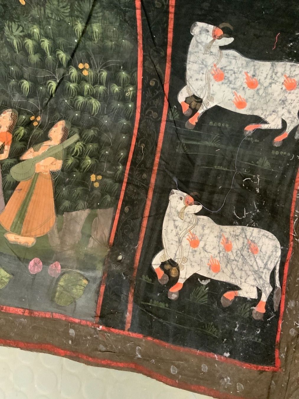 Gemälde: Gemälde - Antik - INDIA Kunst  Unikat – Gebraucht aus Zürich von Danokiko 5