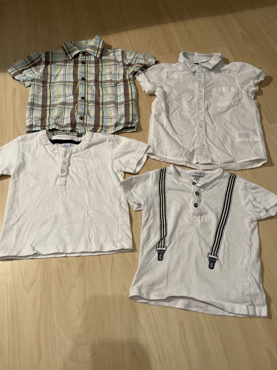 Lotti & Set di vestiti: Tshirt / Hemd Grösse 86 – Usato da Herznach venduto da Leimsa