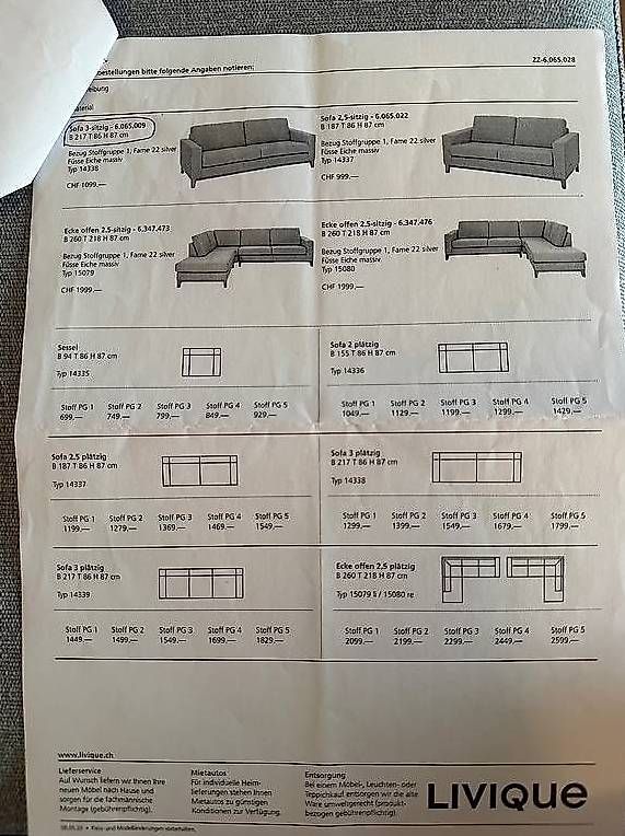 Livique Divani: Woody Sofa 3-sitzig – Usato da Zürich venduto da redokuban 4