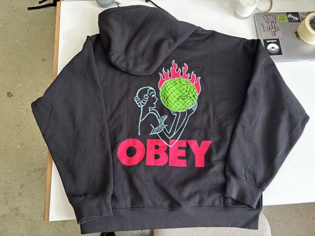 OBEY - hoodie noir - L - brand new 