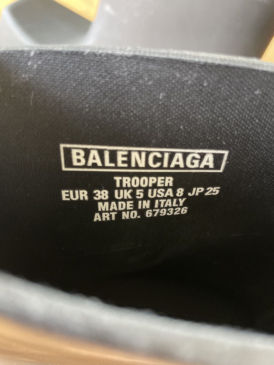 Balenciaga Scarpe da uomo: Balenciaga Trooper EU 38 black – Usato da Winterthur venduto da leo_c6h9 3