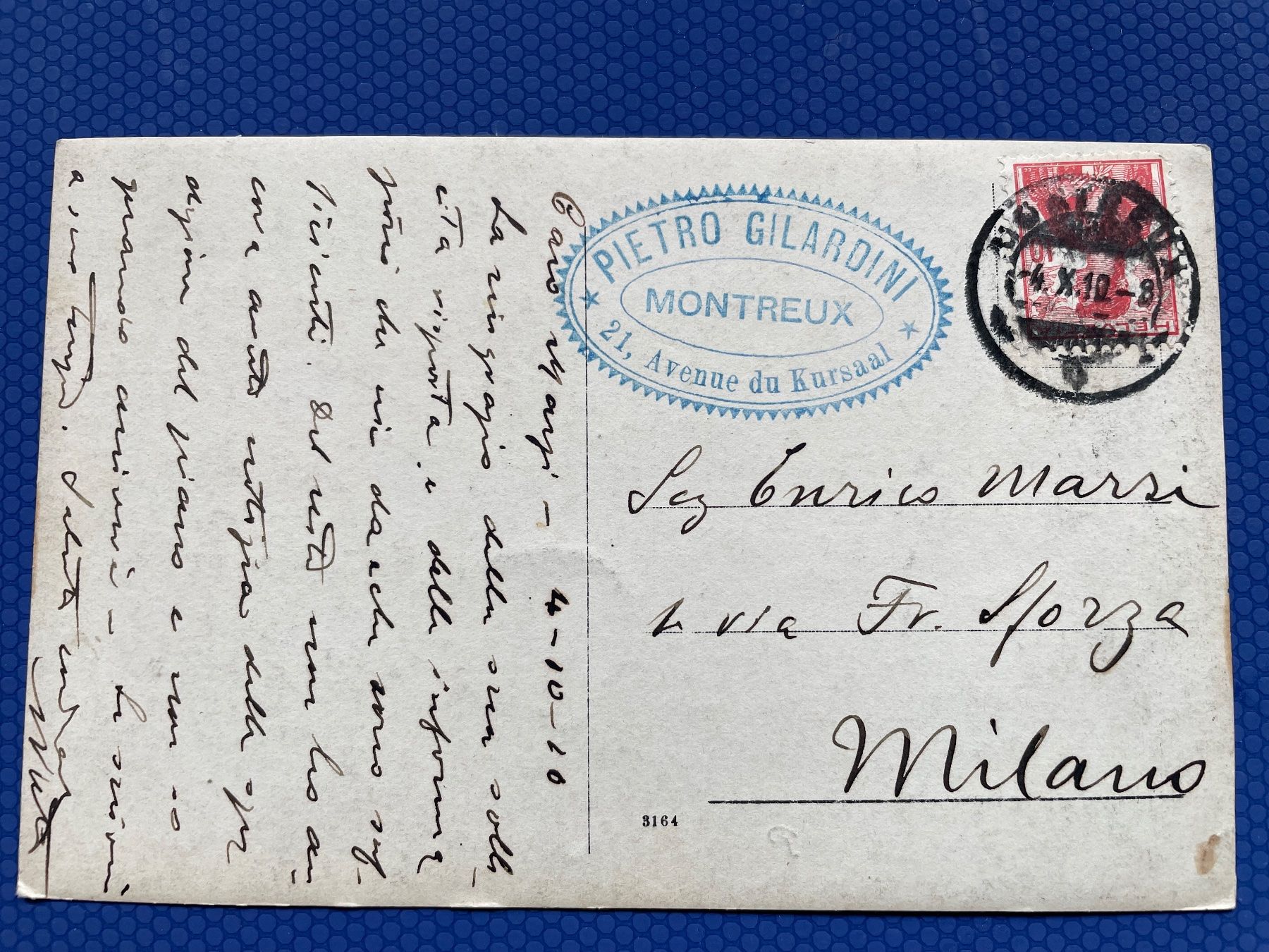 Cartoline postali: Montreux 1912 – Usato da Faido venduto da Luca555 1
