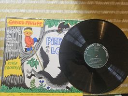 disque pierre et le loup Gérard Philippe LDX 8187