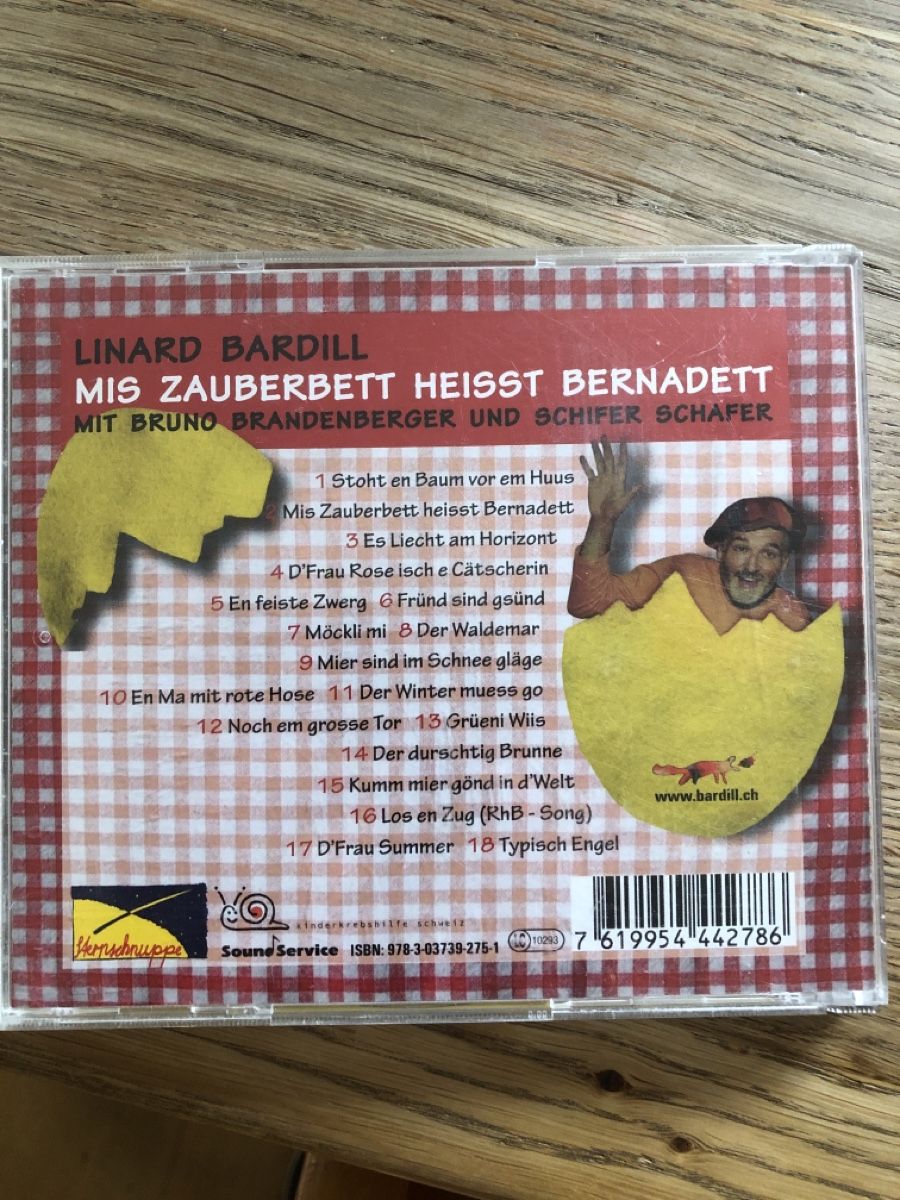 CD: Kinderlieder von Linard Bardill – Usato da Läufelfingen venduto da bubidu 1