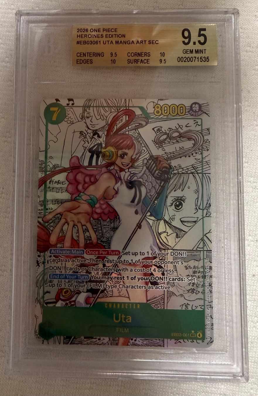 Bandai Carte collezionabili: Uta Manga BSG 9.5 – Usato da Zürich venduto da ene_ymy9