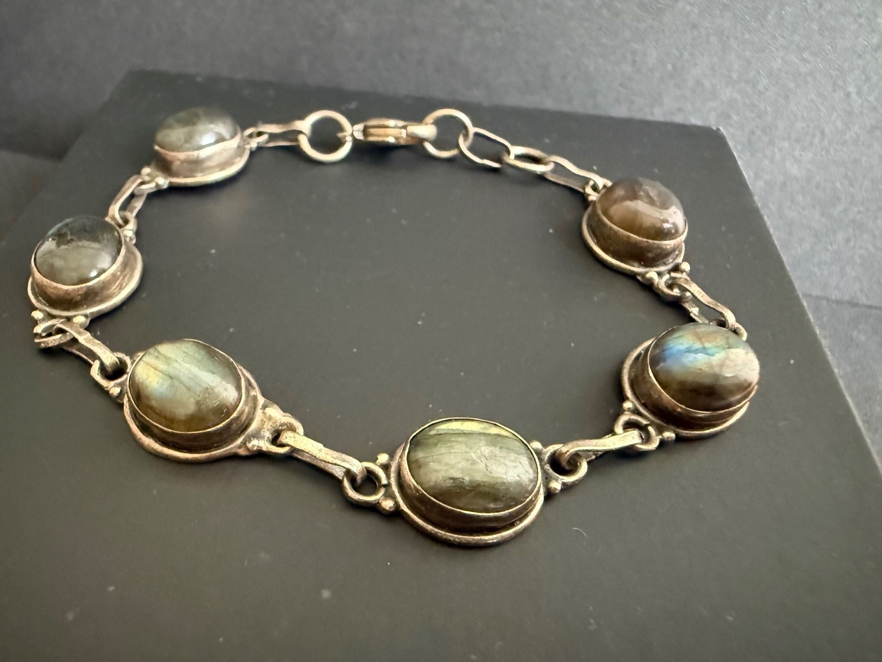 Bracciali & Braccialetti: Silber Armband mit Labradorit 925 – Usato da Spiegel b. Bern venduto da Rogger72