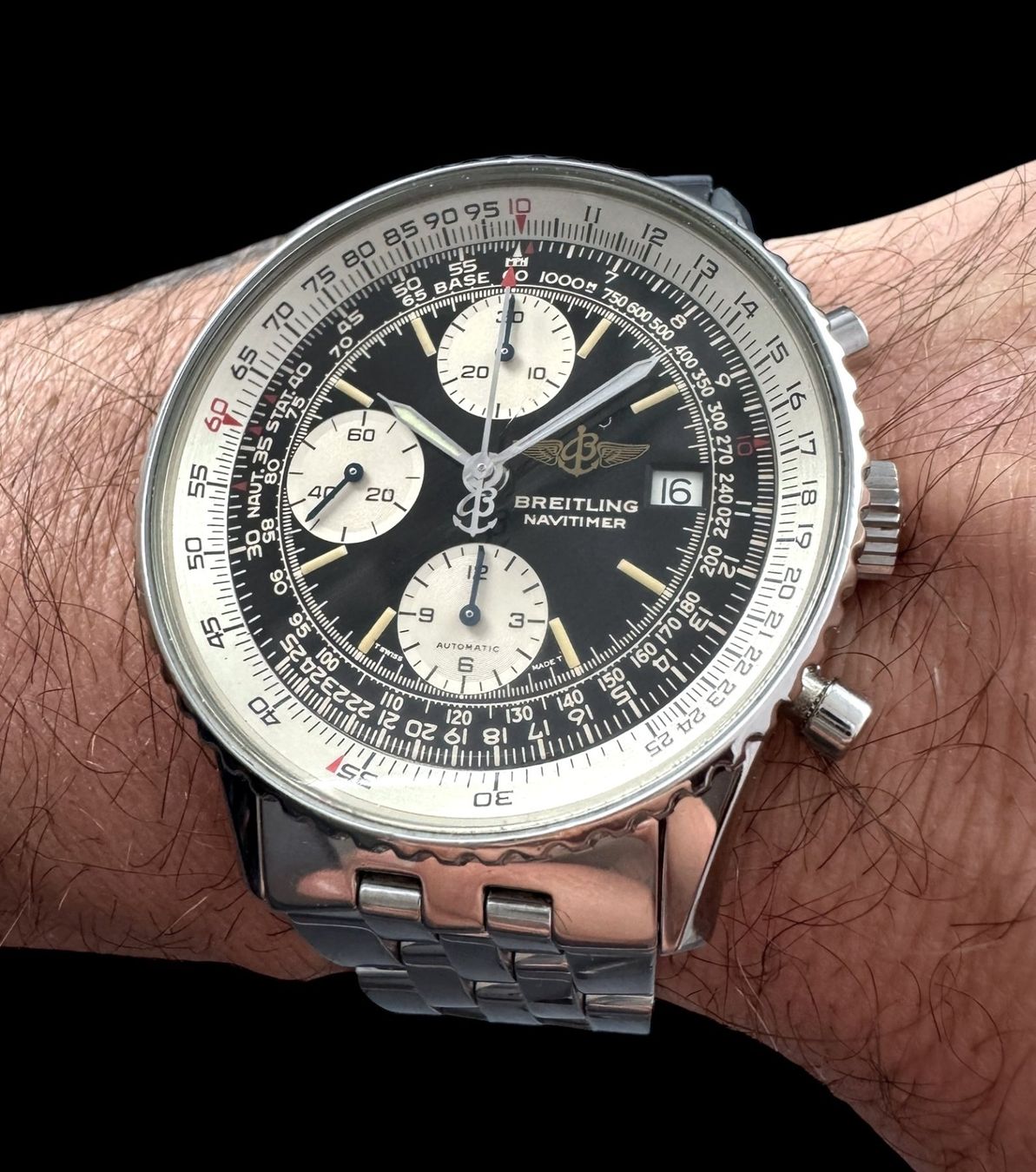 Breitling Orologi: Breitling Old Navitimer Chronograph Automatic 41mm *U1127 – Usato da Zürich venduto da GalerieInauen 2