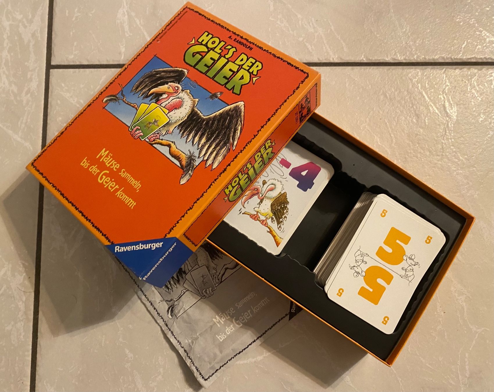 Ravensburger Giochi: **Spiel von Ravensburger "Hol's der Geier"** – Usato da Wettingen venduto da Muggers 1