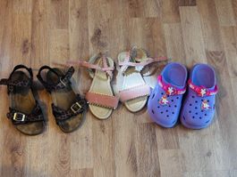 Kinder Sandalen und Clogs Grösse 32/33 3 Paar