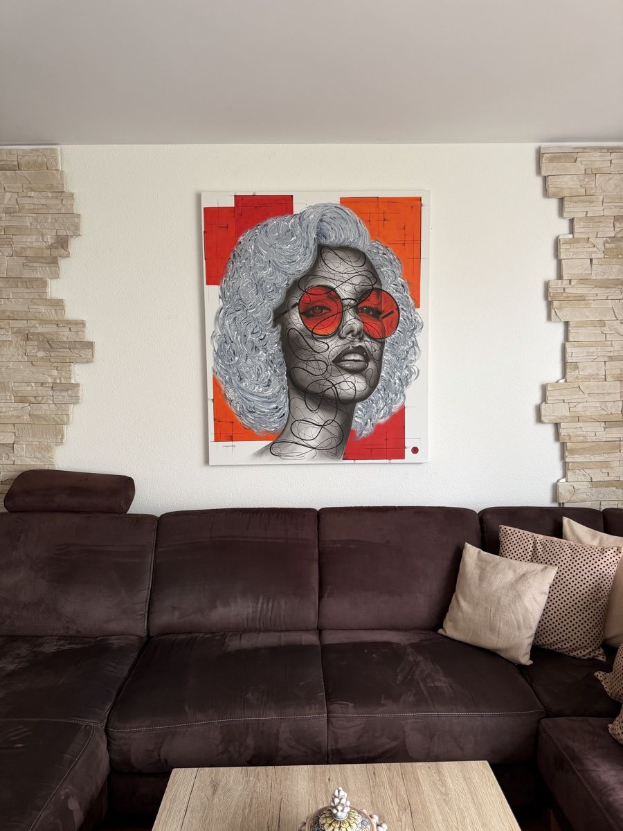 Dipinti: Modernes Marilyn Monroe Originalgemälde 100 x 120 cm – Nuovo (secondo la descrizione) da Perlen venduto da fra_jjt6