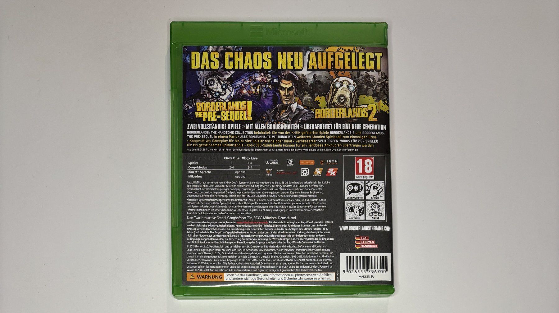 Giochi: XBOX One - Borderlands: The Handsome Collection – Usato da Allschwil venduto da Bullach 2
