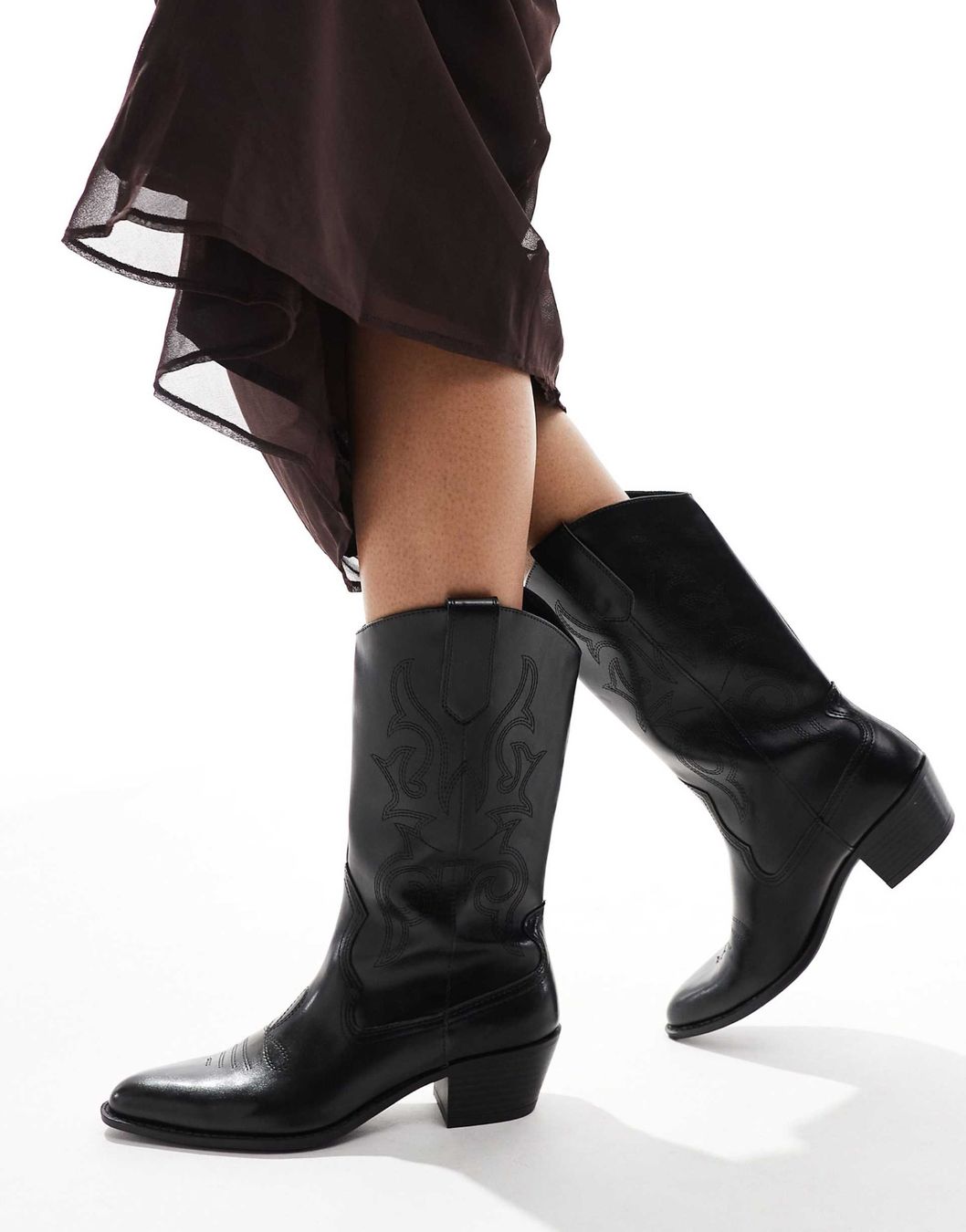 Pull&Bear Scarpe da donna: PULL&BEAR Cowboy -Stiefel Gr.38 akt.Kollektion – Usato da Degersheim venduto da Starkigel 2