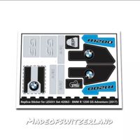 Lego Stickerset für Set 42063