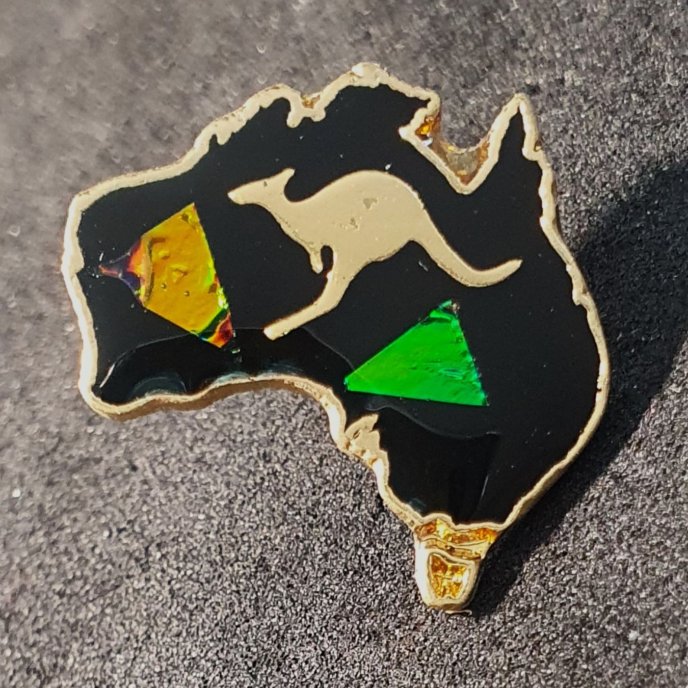 Plaketten & Abzeichen: U636 - Pin Australia Australien Känguru – Gebraucht aus Reinach BL von Boston-Verkauf