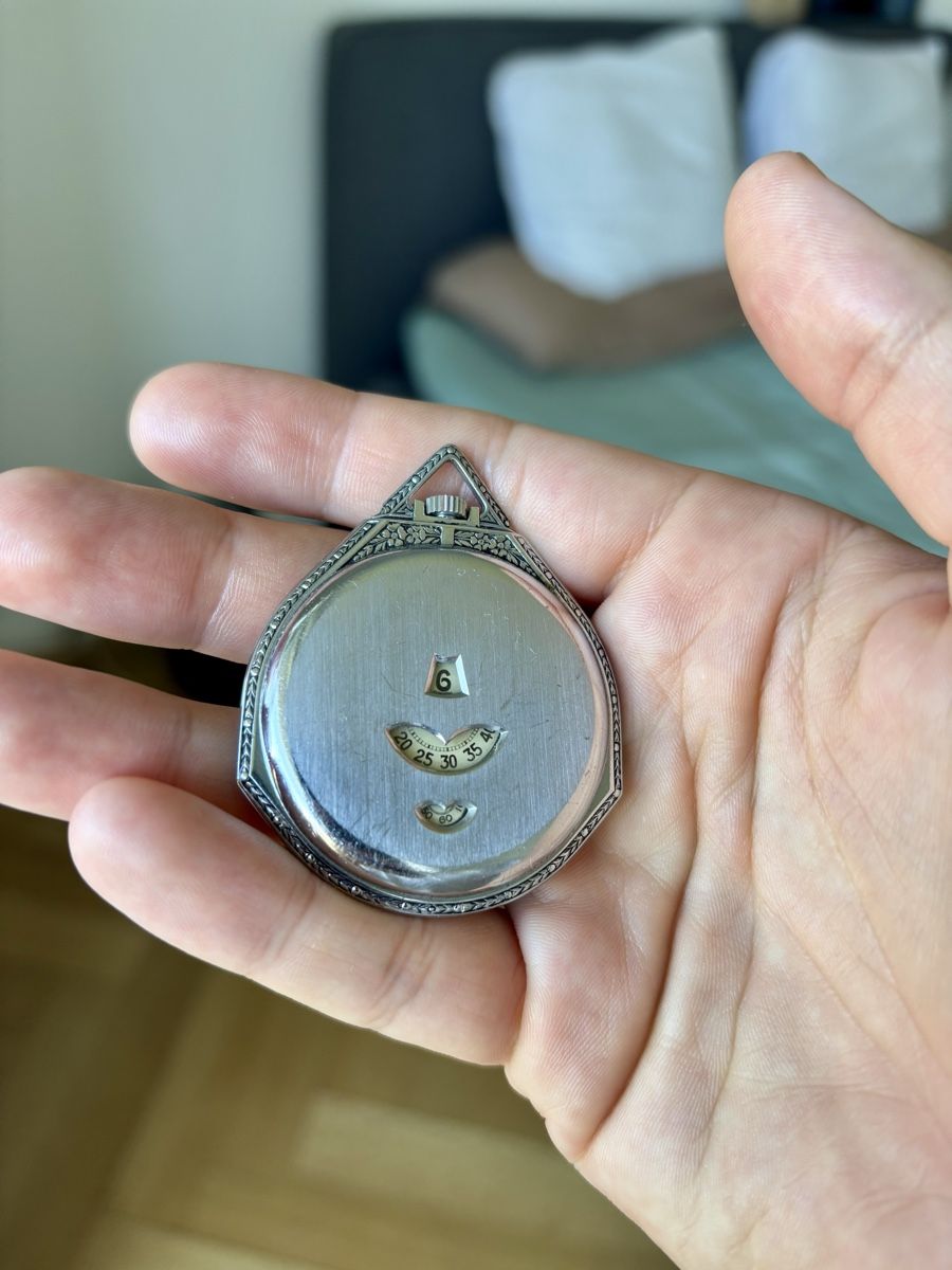 Uhren: Rare jumping hour pocket watch 1930 – Gebraucht aus Lausanne von marinemtr 3
