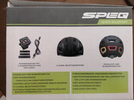 E-Bike Helm mit Blinker & Rücklicht, Gr. L/XL, Neu