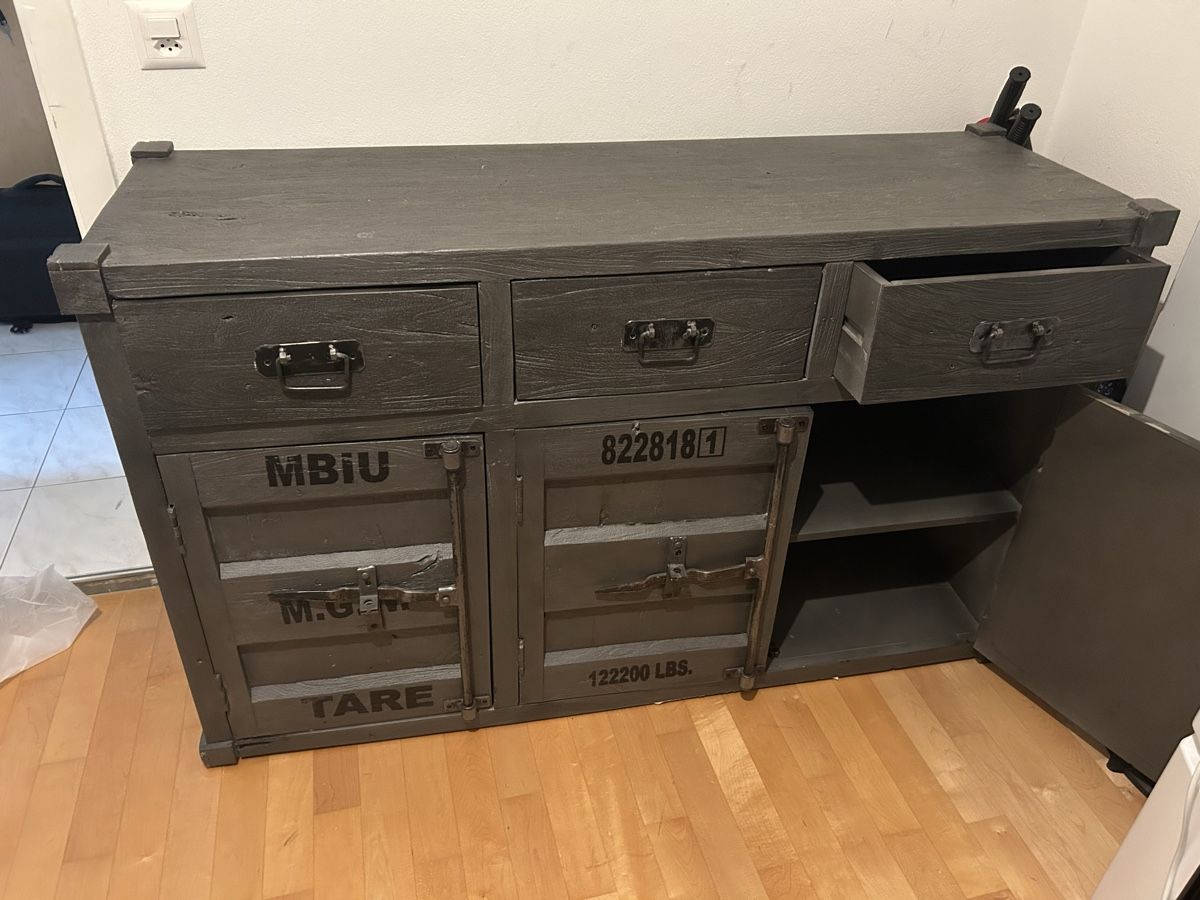 Buffets: Wolfmöbel Sideboard Container Design Grey Used Condition – D'occasion à Stäfa par mic.walo 6