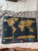 Carte du monde à gratter 