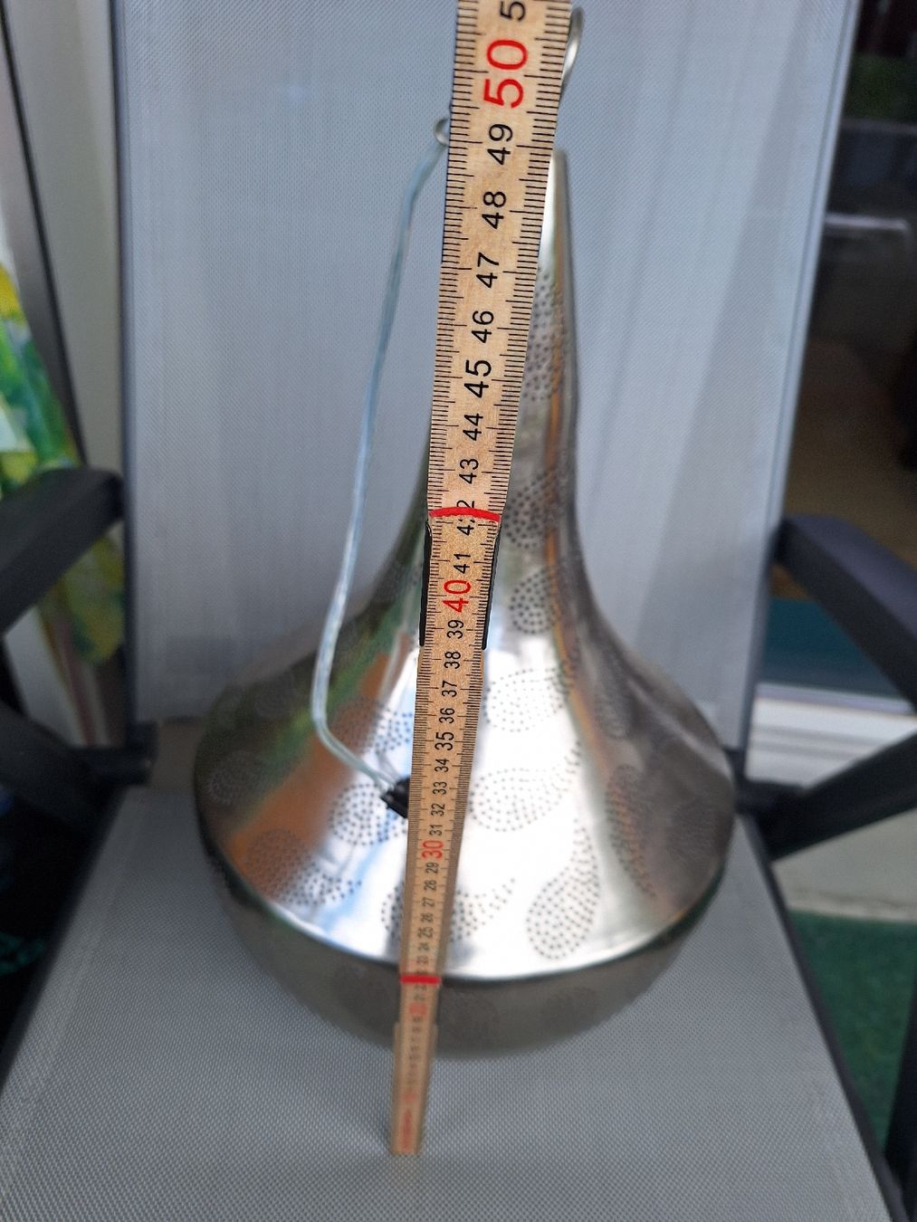 Lampadari & plafoniere: Orientalische Hängelampe, silber, reduziert – Usato da Pratteln venduto da Thermocare 1