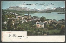 Carte P de 1902 ( Luzern )