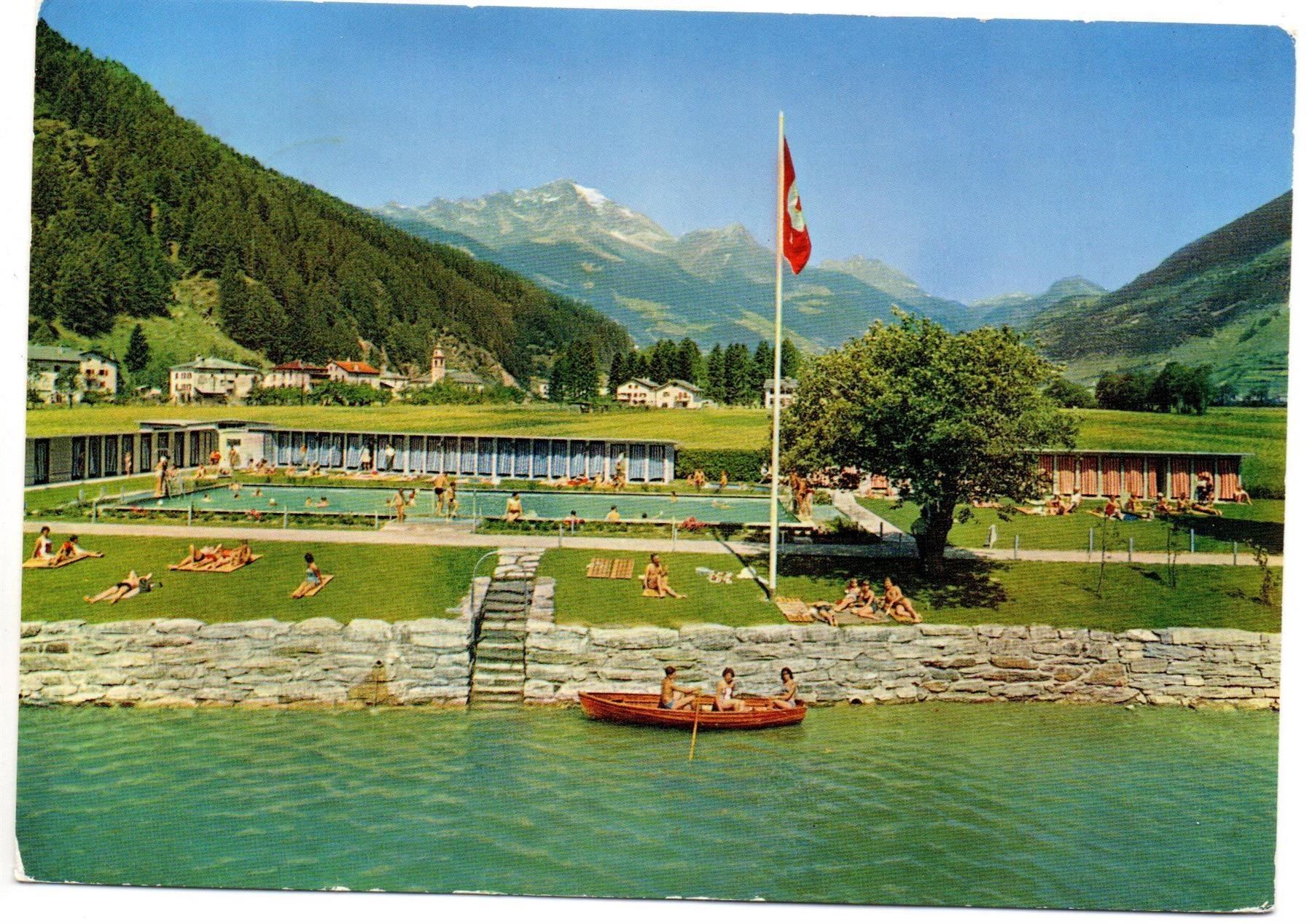 Ansichtskarten: LE PRESE Schwimmbad – Gebraucht aus Jona von philajona