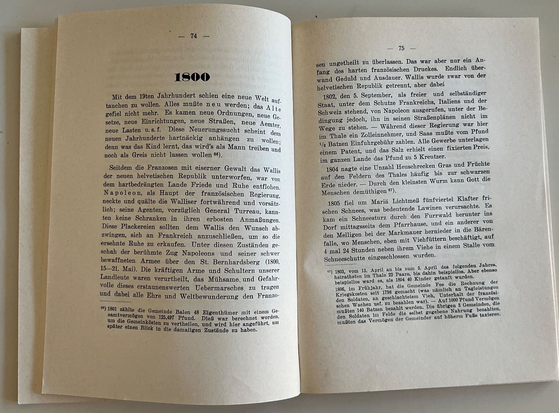 Libri: Chronik des Thales Saas -  Peter Joseph Ruppen – Usato da Crans-Montana venduto da plainemorte 3