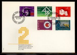 1982, FDC, Sonderpostmarken I (Nr. 663–667)