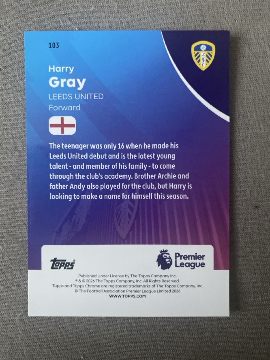 Topps Carte collezionabili: Topps Chrome 2026 Nummerierte Premier League Karten – Usato da Dornach venduto da kil_rc55 4
