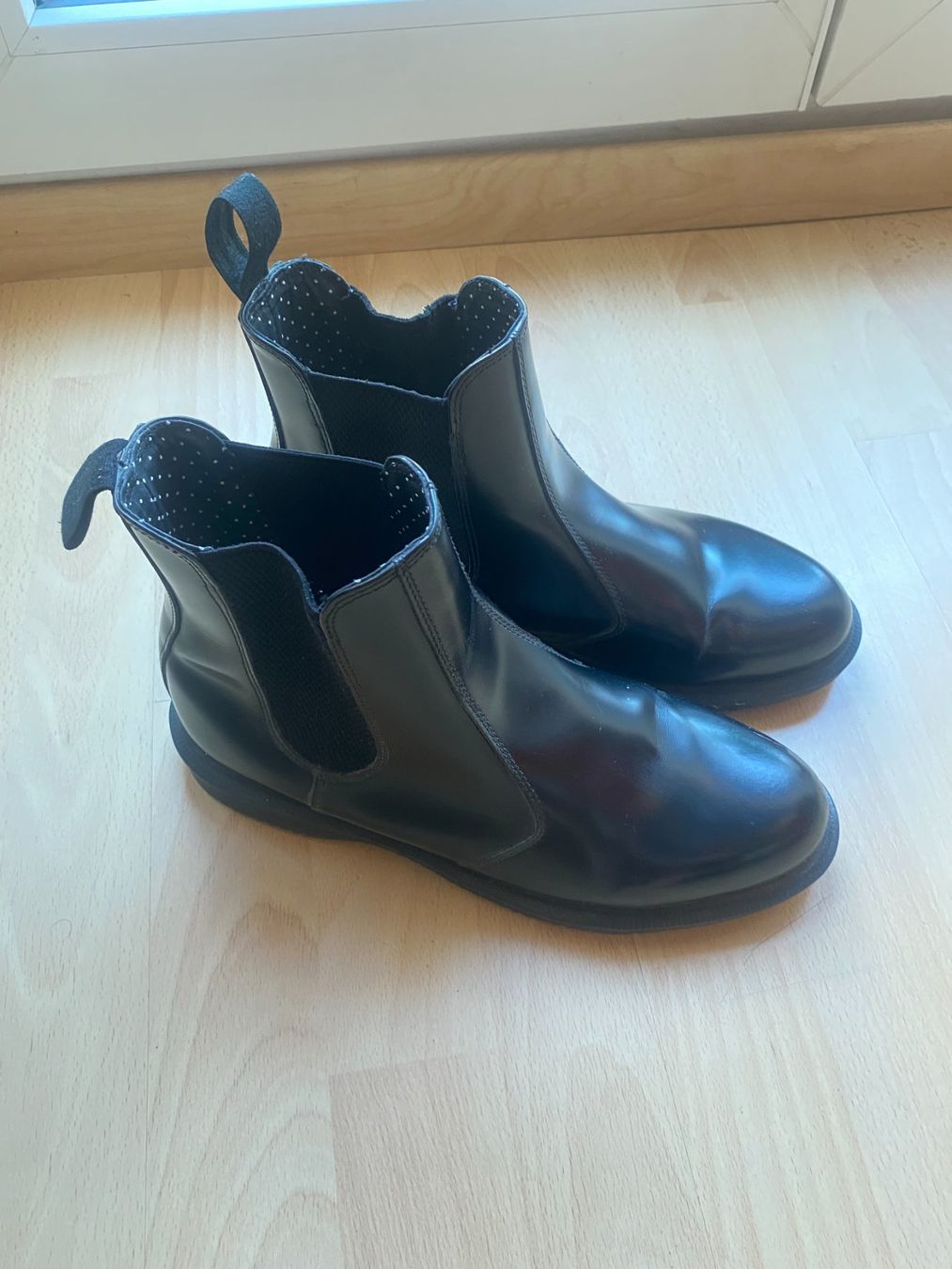 Dr. Martens Scarpe da uomo: Dr. Martens FLORA Chelsea Boots schwarz – Usato da Basel venduto da kooni 1