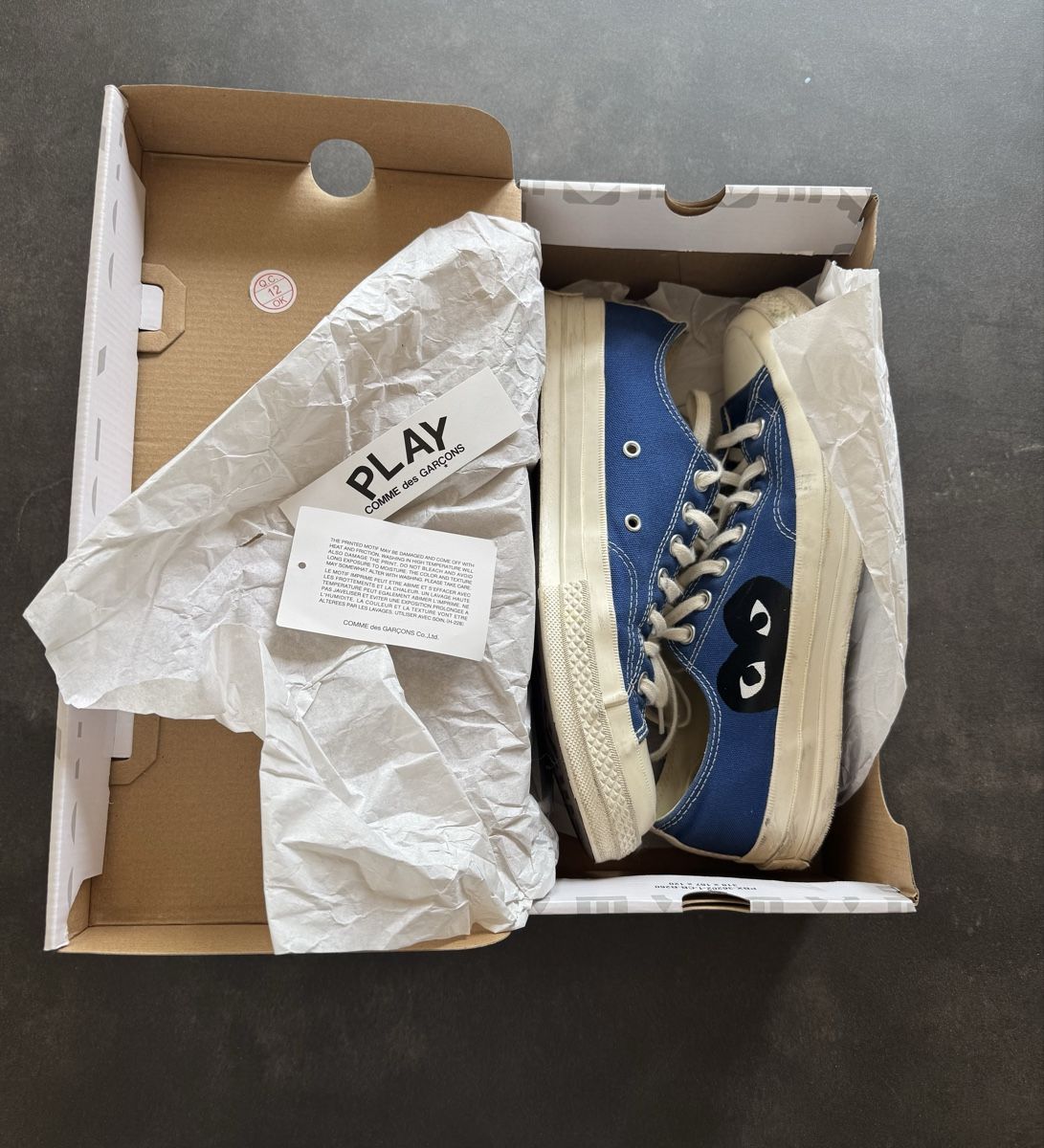 Comme Des Garcons Scarpe da uomo: CONVERSE Comme des Garçons – Usato da Coppet venduto da Apicius1 1