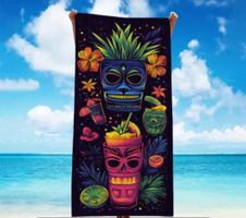 Neu! Strandtuch ca. 70 x 150cm Tropical Aloha Feeling