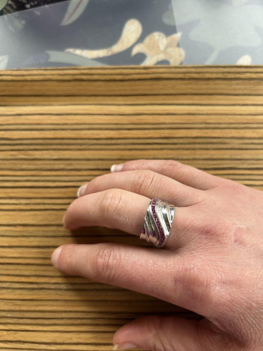 Ringe: Ring Silber 925 mit Rubinen – Gebraucht aus Birsfelden von Exclusivity 1