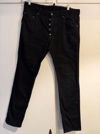 Jeans Dsquared2 Neri, taglia 50, ottime condizioni!