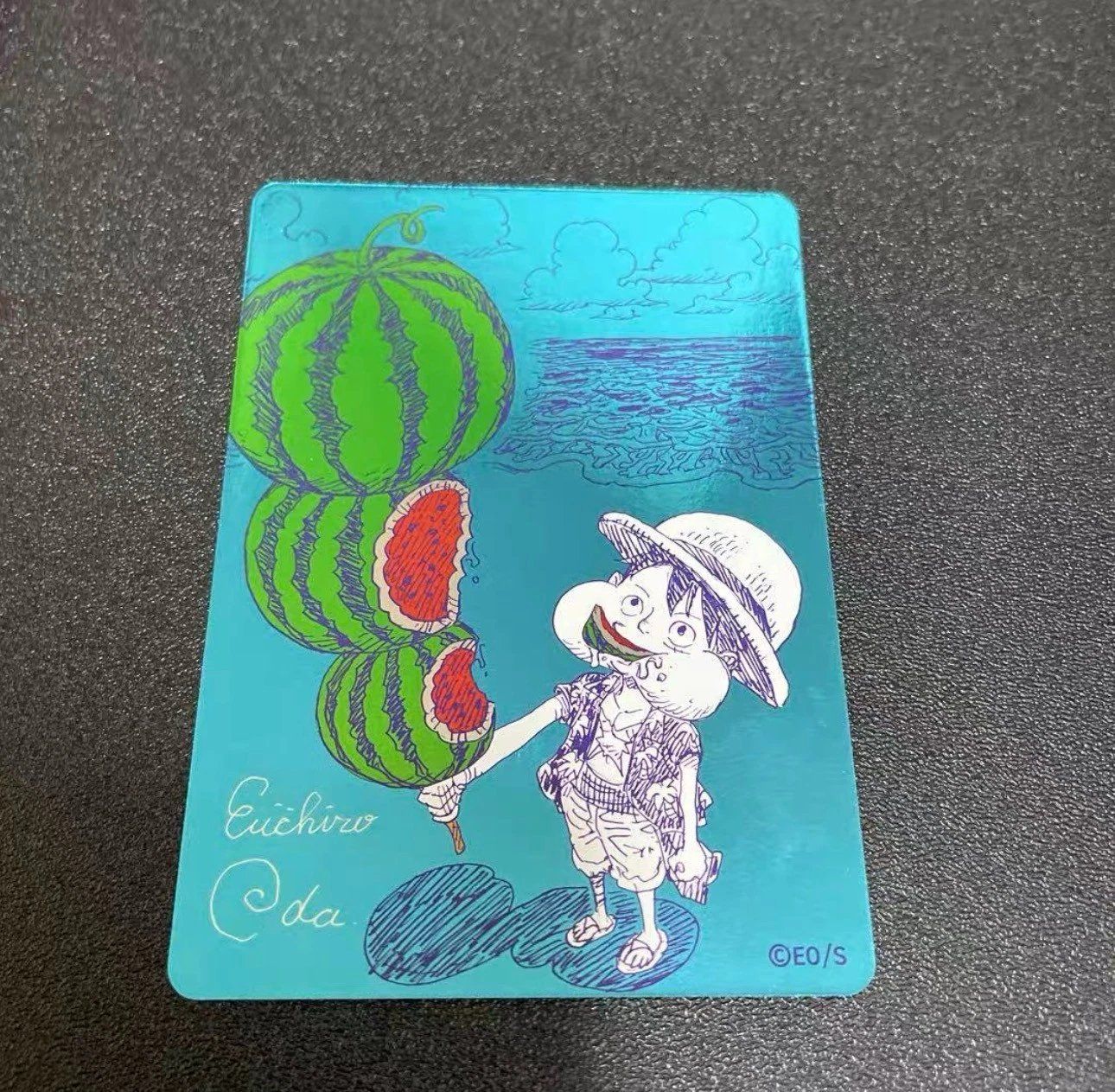 Bandai Carte collezionabili: One Piece Melonen Luffy Eiichiro Oda Signiert  Monkey D – Usato da Aarau Rohr venduto da Buqko