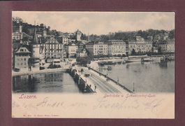 LUZERN - Seebrücke - 1899