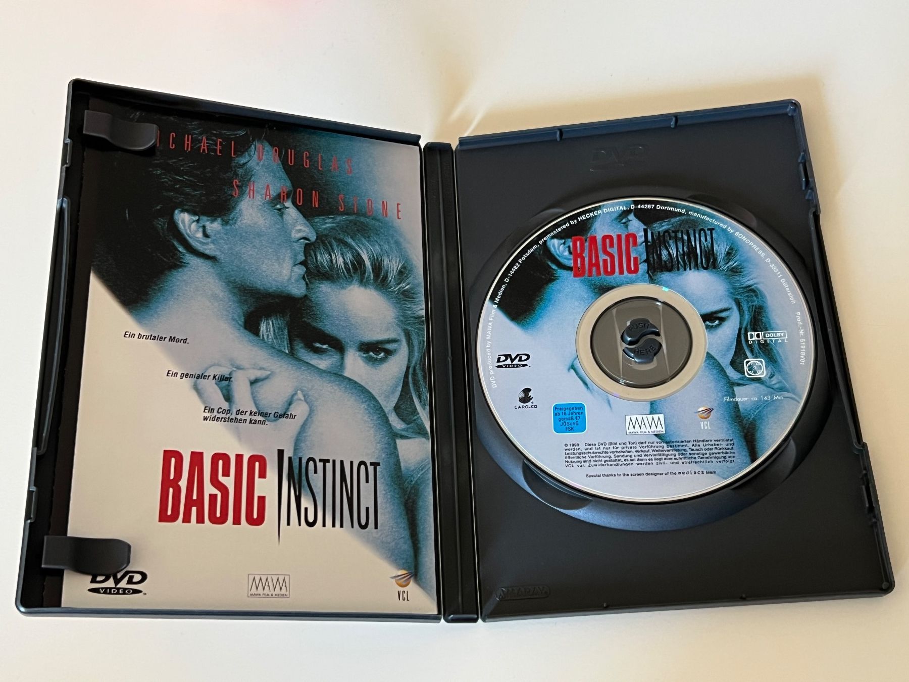Tutti i DVDs: Basic Instinct DVD - Thriller-Klassiker! – Usato da Altstätten SG venduto da sheamus 2