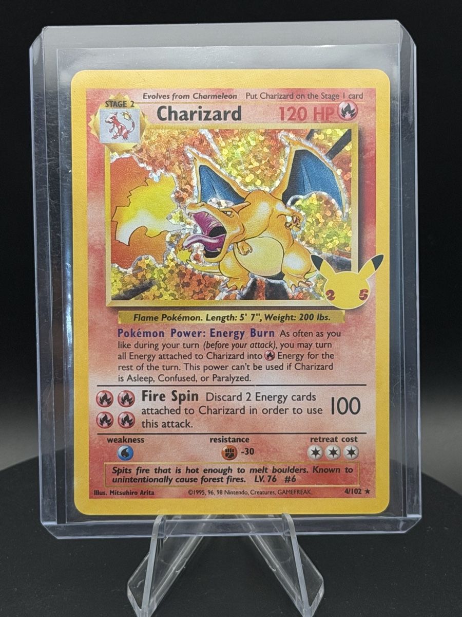 Pokémon Sammelbilder & Trading cards: Pokemon Charizard / Glurak 25th Celebrations – Gebraucht aus Belp von Leoloulou1