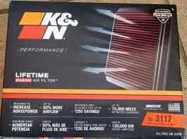 Ford fiesta Filtro aria K&N 33-3117