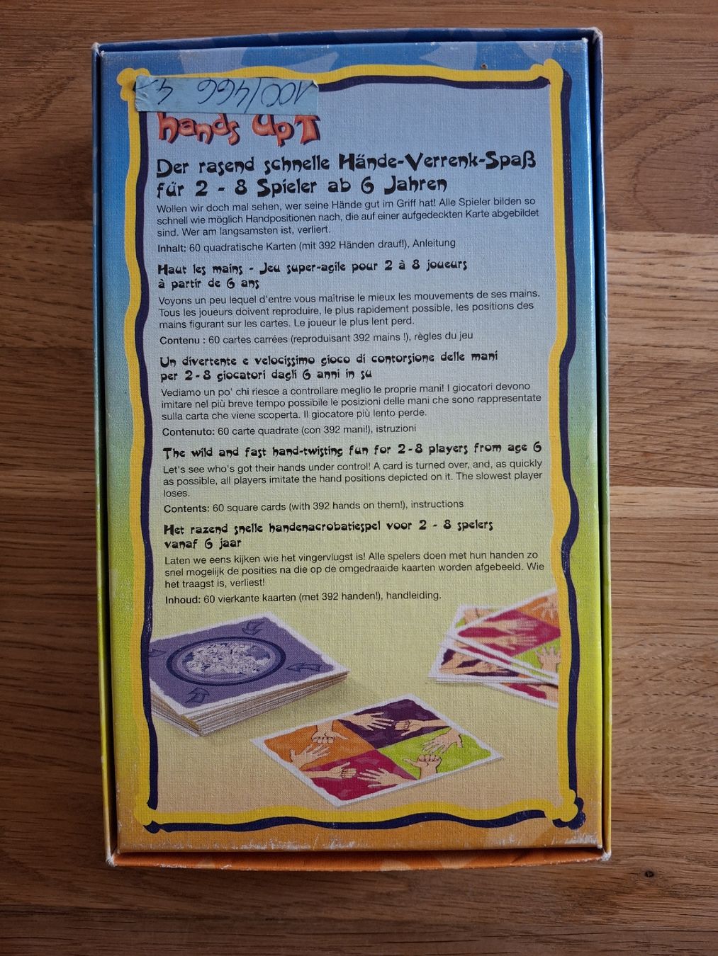 Giochi: Gesellschaftsspiel Hands Up – Usato da Zürich venduto da Vordermannd86 1