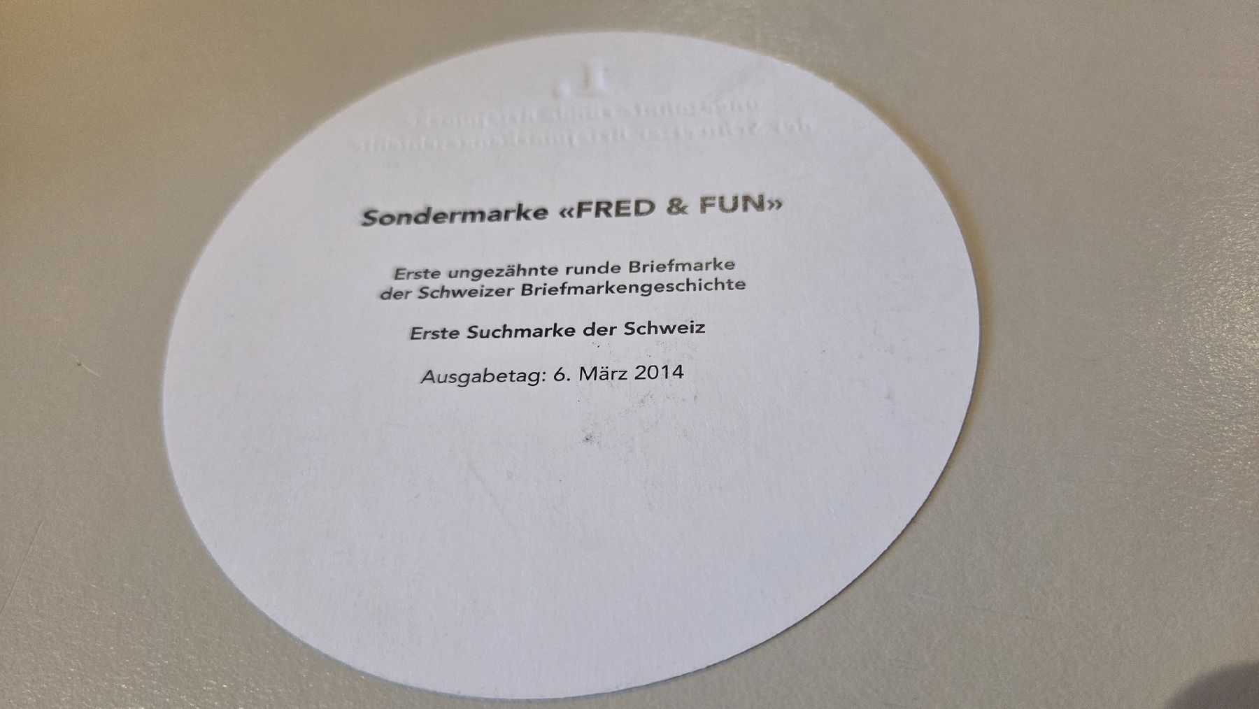Alle Briefmarken: 2014 FDC Maximumkarte Fred & Fun – Gebraucht aus Arni AG von Moth68 1