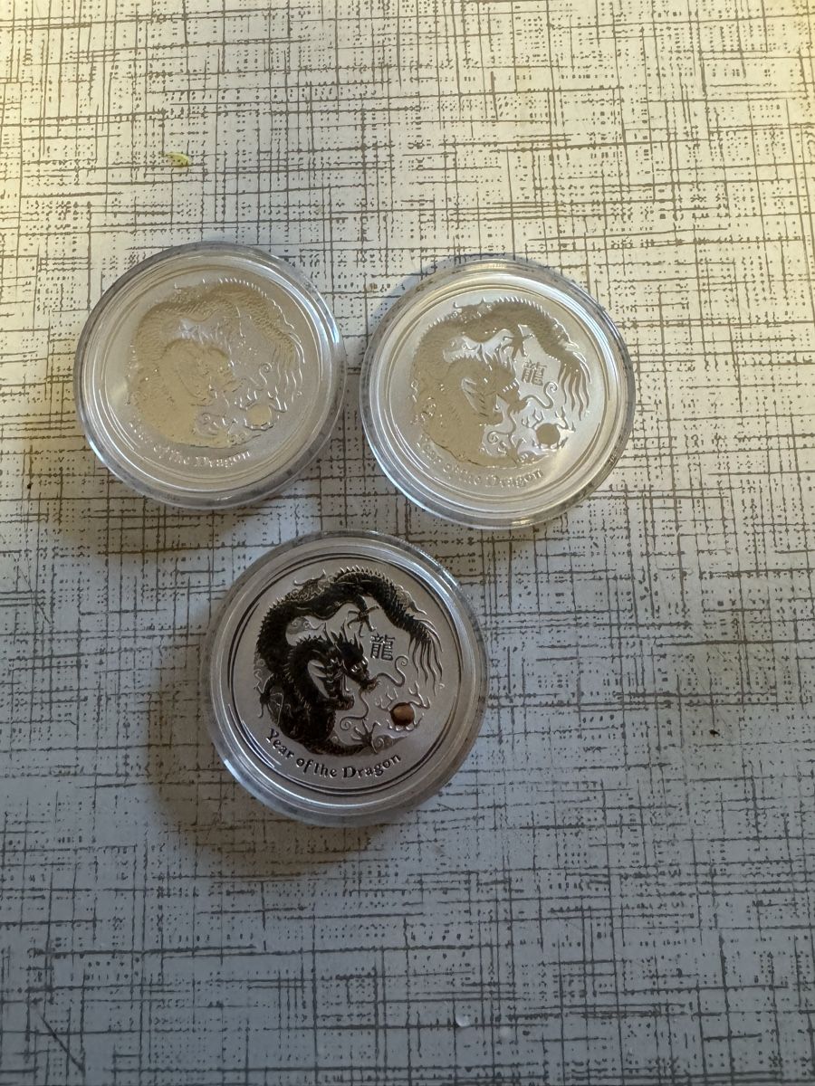 Tutti le monete: 6 oz Lunar ll Drachen – Nuovo e nell'imballaggio originale da Tübach venduto da Tijera 1