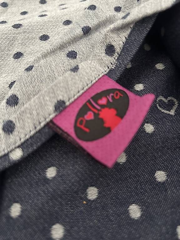 Marsupi portabebè: Pollora Tragetuch Jeans Herzen Gr. 6 – Usato da Winterthur venduto da mcMaemi 2