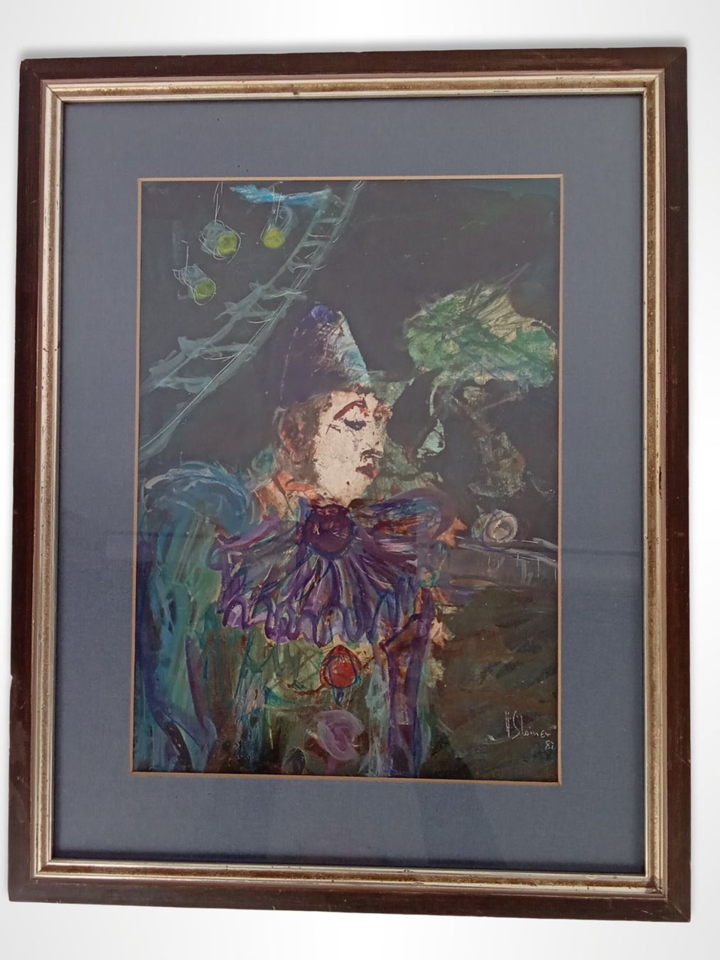 Dipinti: Gemälde - H.Steiner Clown '83 – Usato da Suhr venduto da Restwert_Suhr