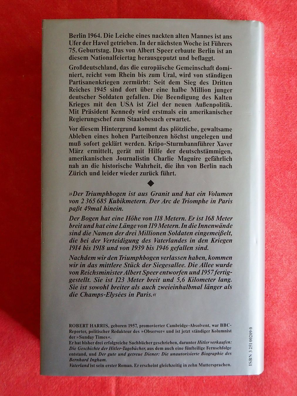Libri: Vaterland / Roman von Robert Harris – Usato da Chur venduto da big_5zx8 1