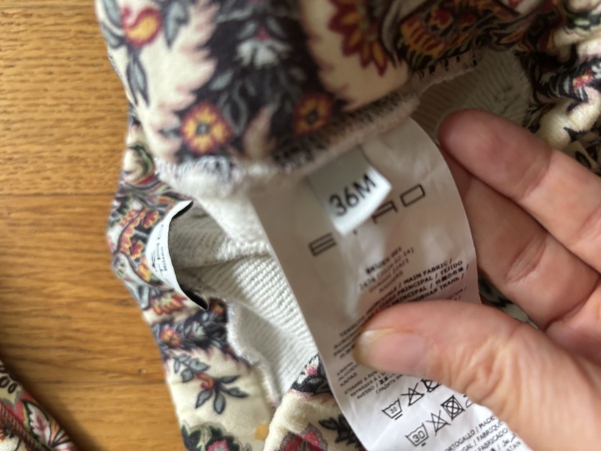 Etro Lotti di vestiti: Jogging Anzug von Etro – Usato da Gattikon venduto da mueryma 4