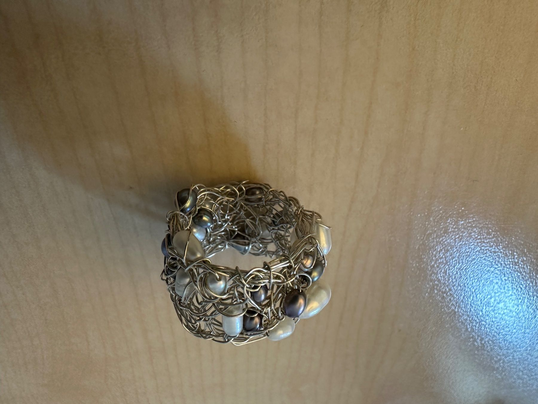 Anelli: Silber Ring aus feinen Silberdrähten – Usato da Luzern venduto da gwand 2